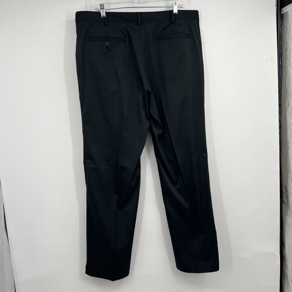 Mens Nike Dri Fit Black Golf Pants Straight Leg 38x32 Casual Athletic FLAWED - Picture 3 of 14